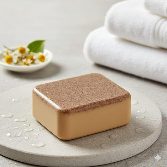 Sandalwood & Saffron Whitening Soap – 100gm | Handmade Chandan & Kesar Bath Soap for Skin Brightening & Natural Glow