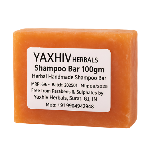 Yaxhiv Herbals Reetha & Shikakai Herbal Shampoo Bar 100gm